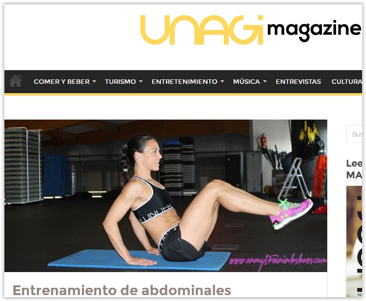 isabel del barrio prensa digital unagi magazine influencer fitness